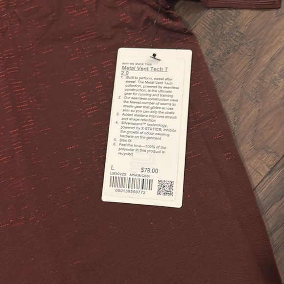 Lululemon Metal Vent Tech Tee 2.0 - NWT - Picture 3 of 5
